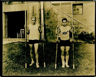 Alferd Davies and Harold Hartwick, circa 1919
